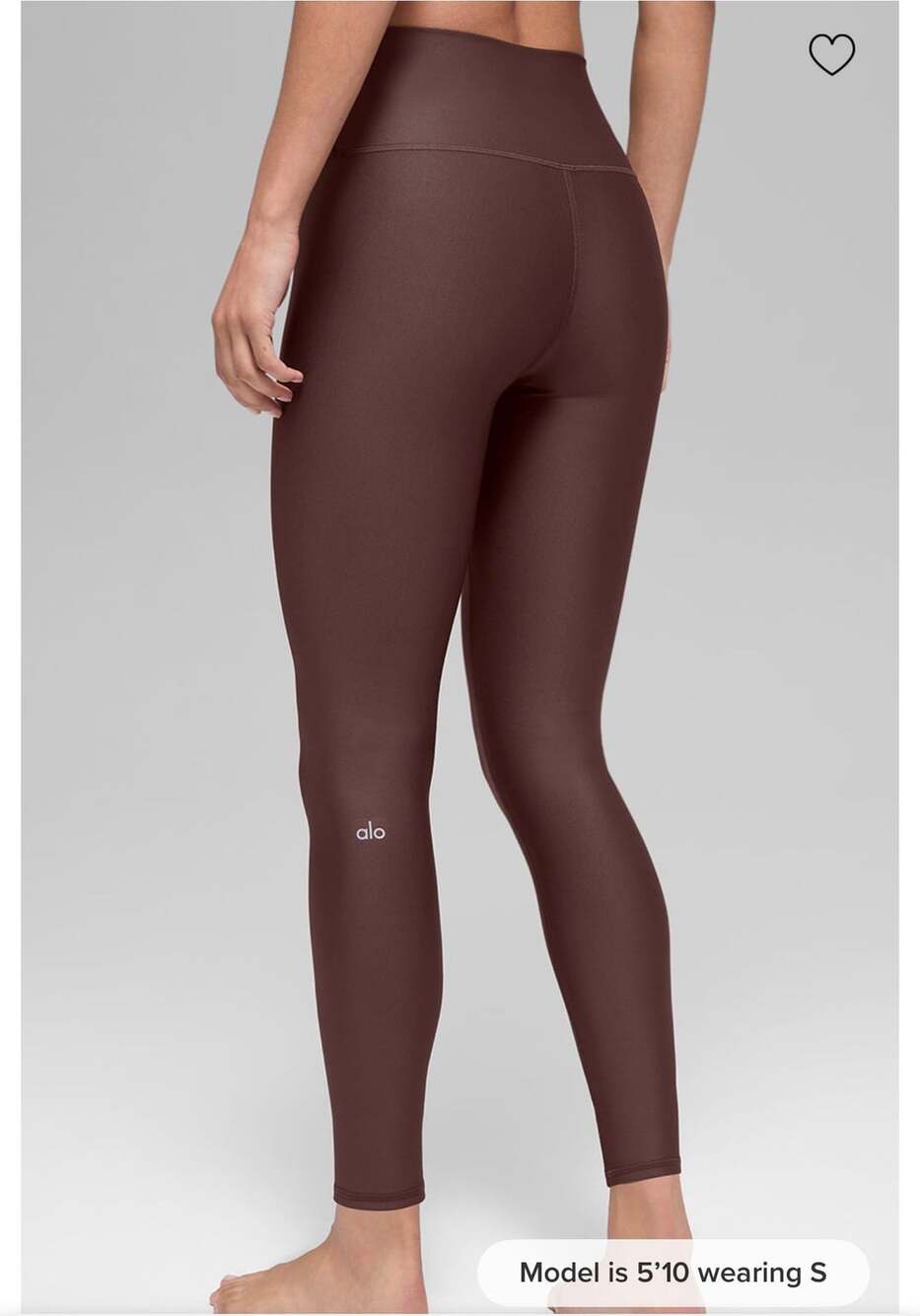 Alo Yoga High-Waist Airlift Legging Size S Brown